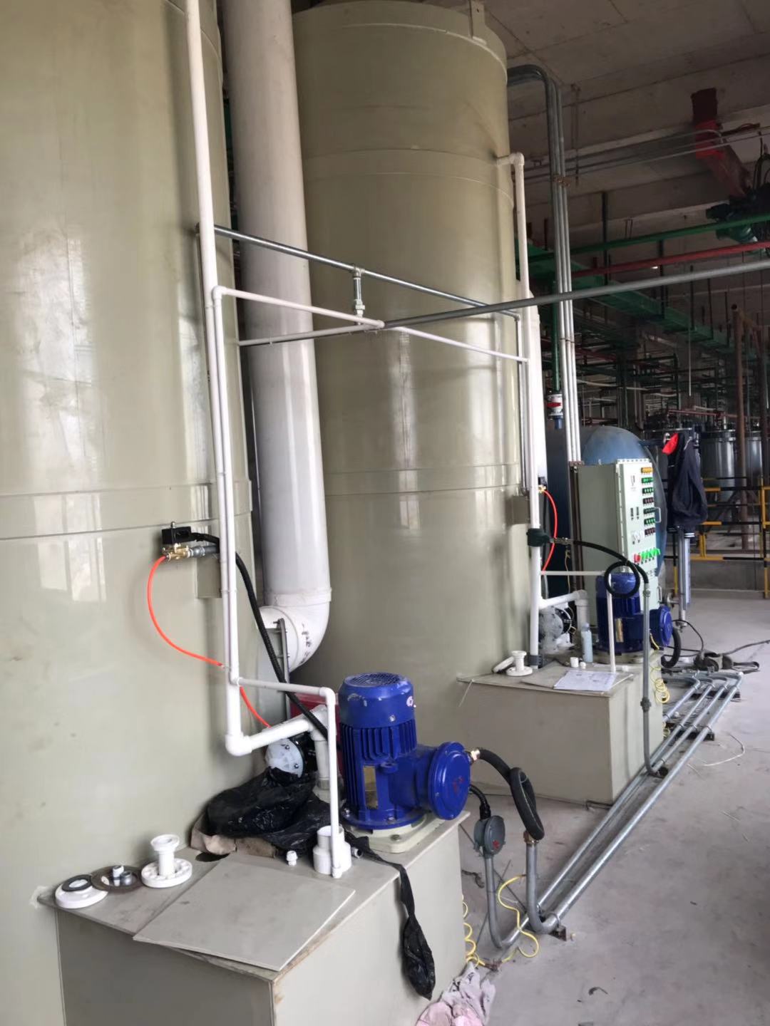 青岛圣益瑞颜某公司废气处理即将完工